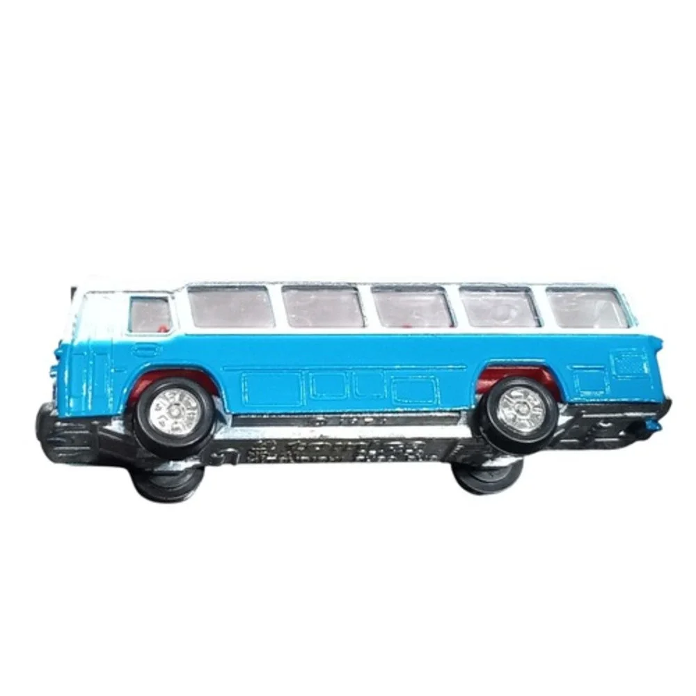 Vintage 1974 Tomy Tomica Japan #41 Blue Mitsubishi Fuso Bus 1/156 Diecast